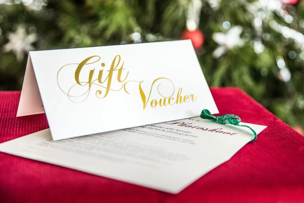 gift voucher boudoir photography