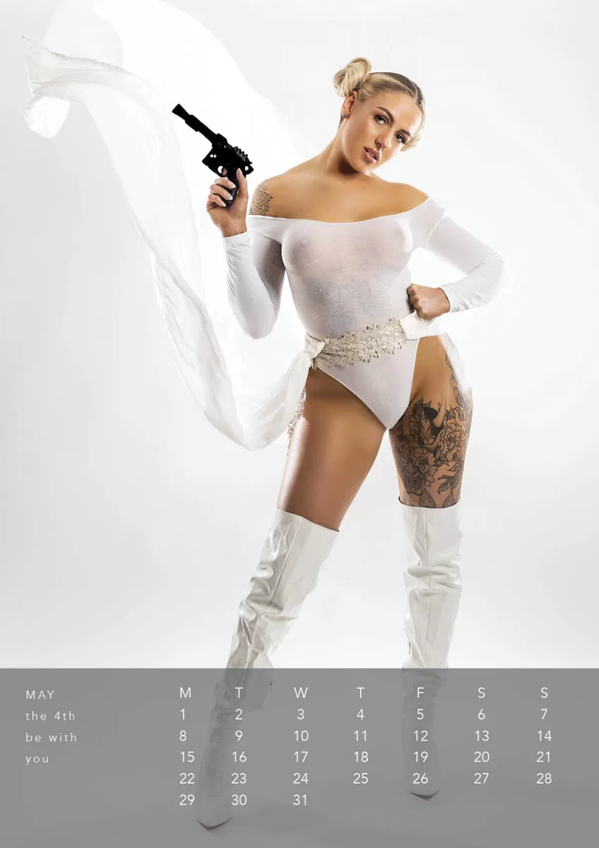 Boudoir calendar star wars