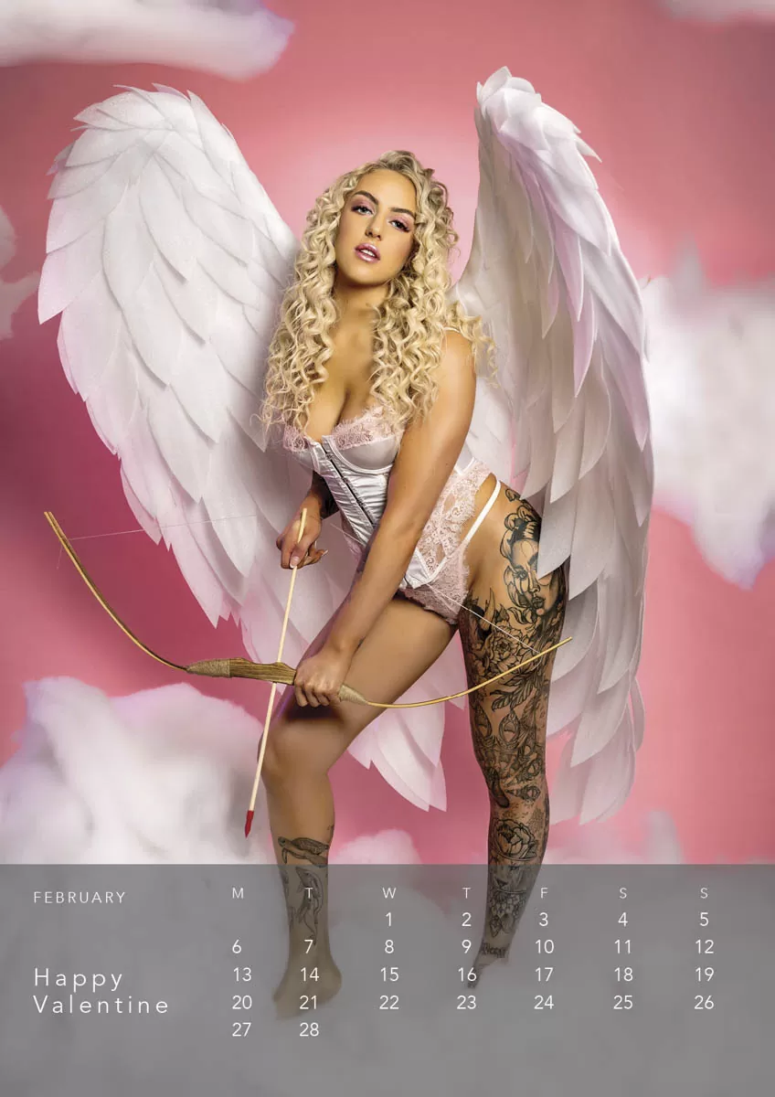 Boudoir calendar valentines day 